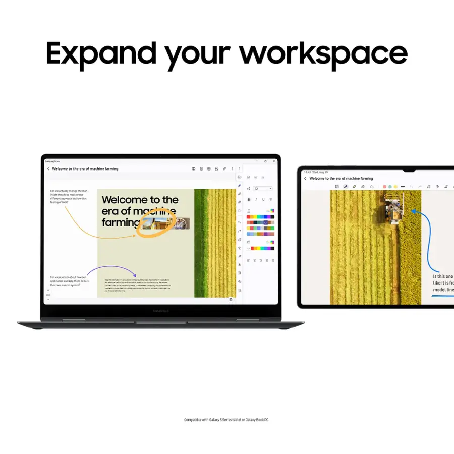 Expand your workspace - Welcome to the era of machine farming.