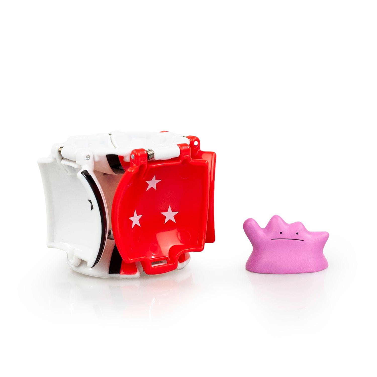 Alt View 1. Pokémon - Pokémon Throw 'N' Pop Poké Ball & Ditto Set | Includes Ball & 2" Ditto Figure - Red/White.