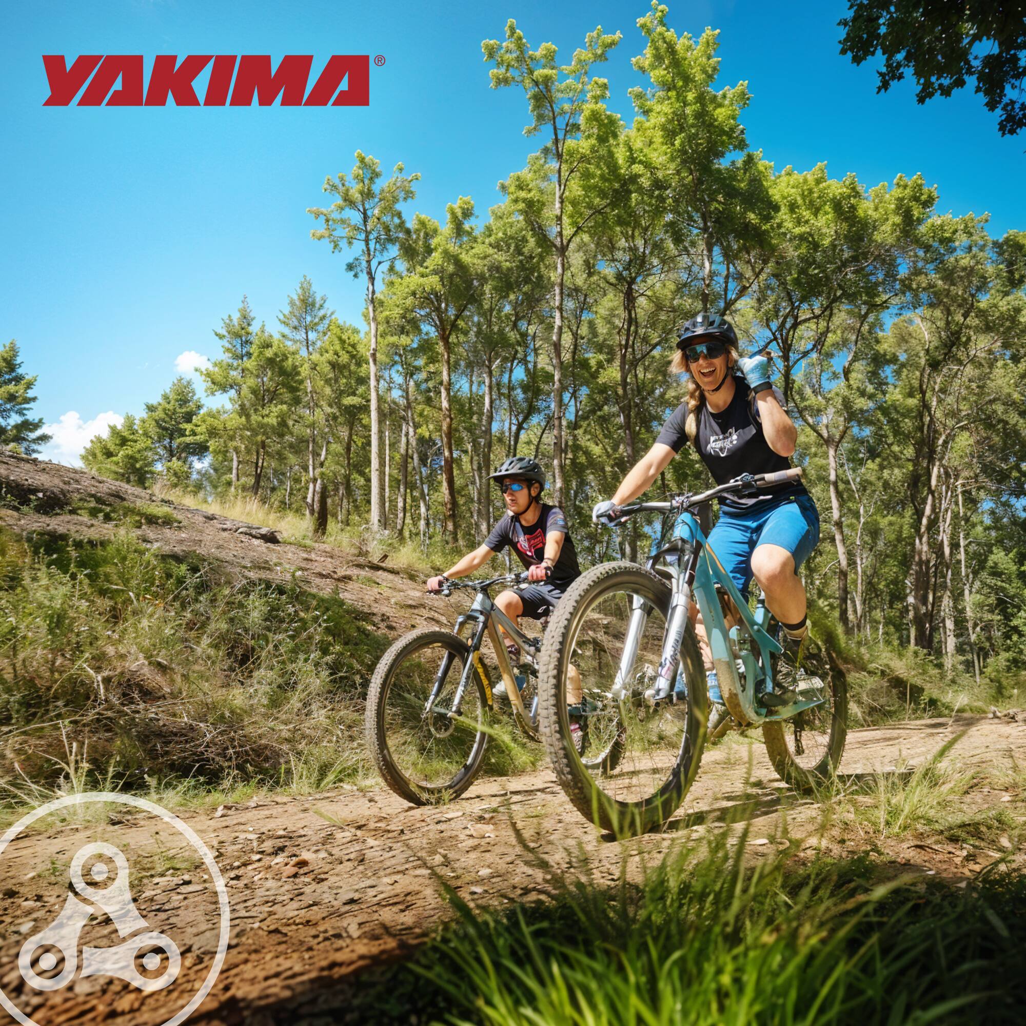 Alt View 4. Yakima - Yakima FullBack 2 Bike Capacity Trunk Bike Strap Rack with ZipStrips, Black - Black.