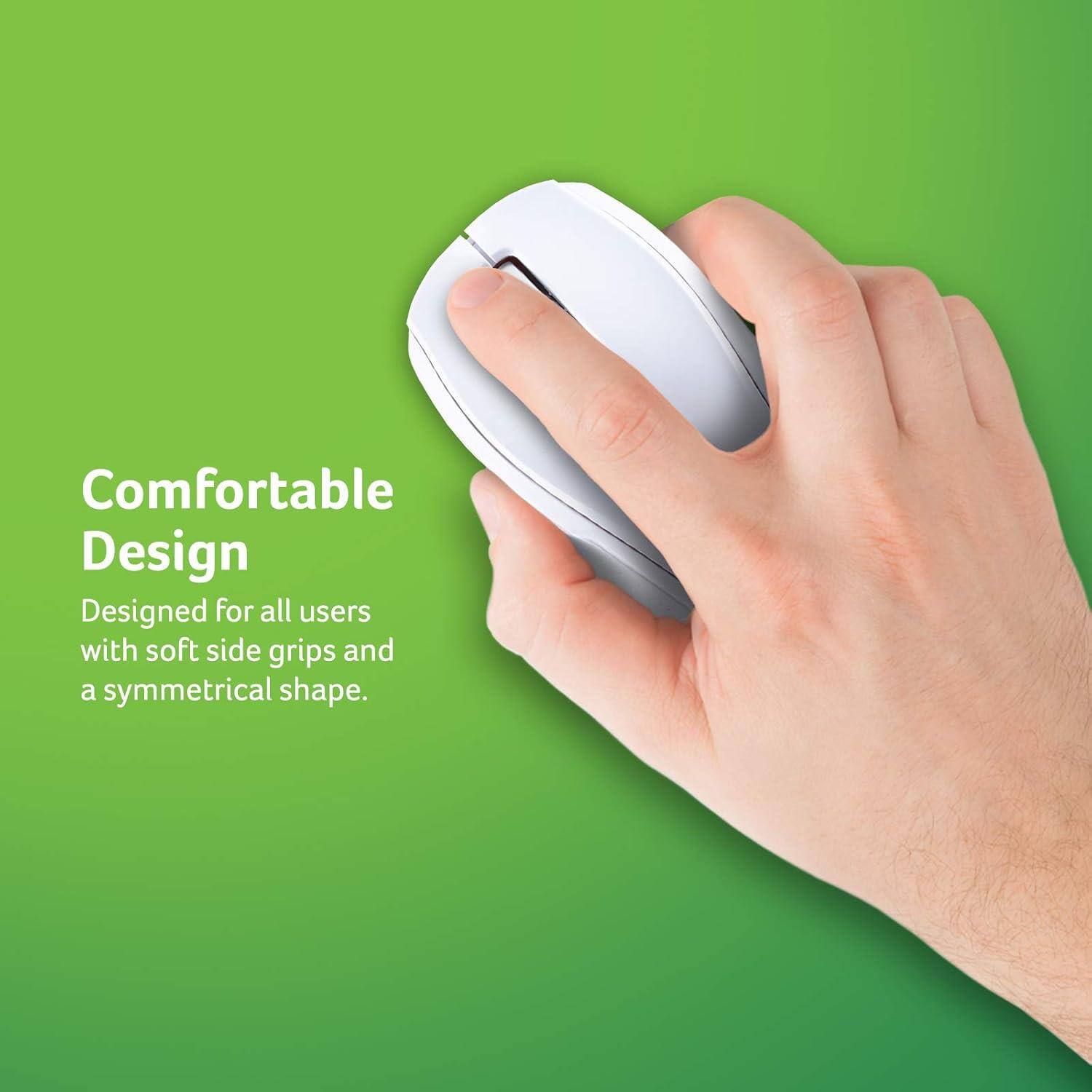Comfortable Design  
Designed for all users with soft side grips and a symmetrical shape.