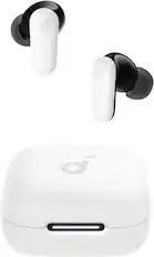 Front. Soundcore - by Anker P30i True Wireless Noise Cancelling Earbuds - White.