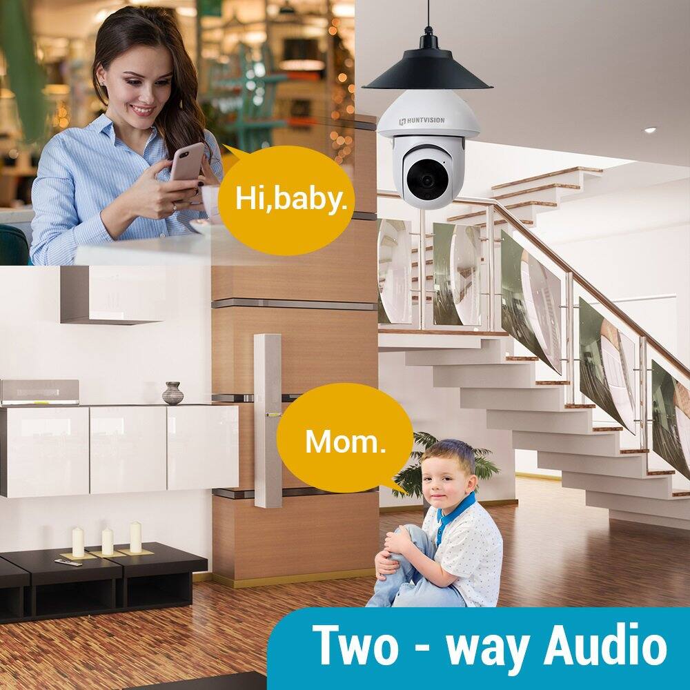 Hi, baby.  
Mom.  
Two-way Audio
