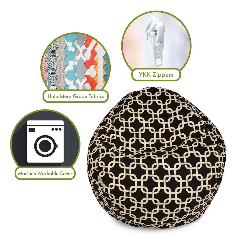 - Upholstery Grade Fabrics
- YKK Zippers
- Machine Washable Cover