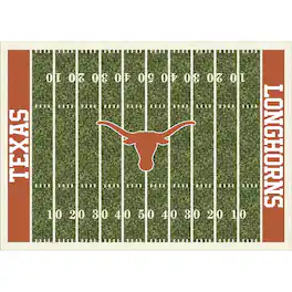 Imperial - Texas Longhorns 7'8'' x 10'9'' Home Field Rug - Multicolor