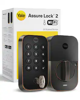 Yale - Assure Lock 2 - Smart Lock Wi-Fi Deadbolt with Push Button Keypad | Key Access - Oil-Rubbed Bronze