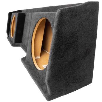 Alt View 1. NVX - 1996-2006 Silverado/Sierra Extended Cab - Custom-Fit Empty Dual 12" Sealed Subwoofer Enclosure - Black.