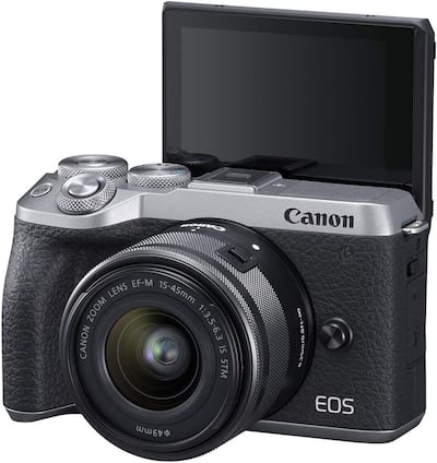 Canon EOS M6 Mark II +Ef M 15 45mm F/3.5 6.3 is STM Lens Canon EOS M6 Mark II +Ef M 15 45mm F/3.5 6.3 is STM Lens