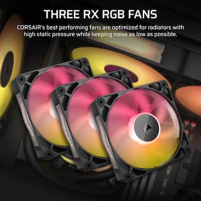 CORSAIR iCUE LINK TITAN 360 RX Liquid CPU Cooler with RGB Lighting CORSAIR iCUE LINK TITAN 360 RX Liquid CPU Cooler with RGB Lighting