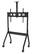 Front. Peerless-AV - Flat Panel Cart For 55" to 75"+ Displays - Black.