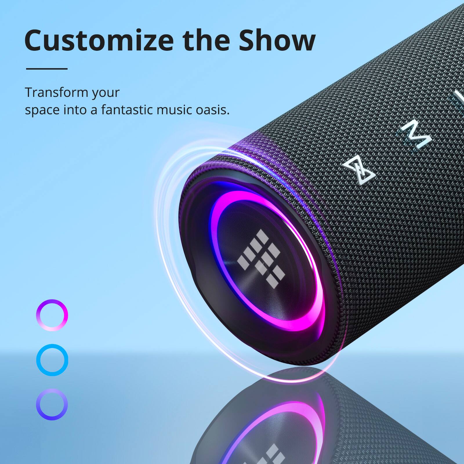 Customize the Show: Transform your space into a fantastic music oasis.