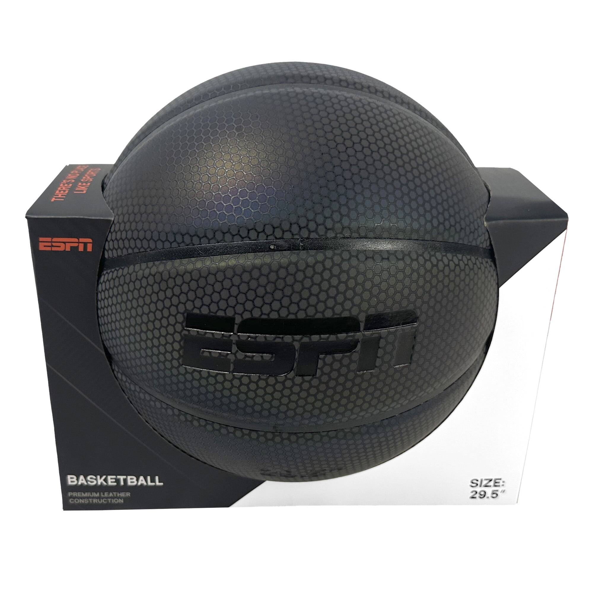 ESPN  
BASKETBALL  
PREMIUM LEATHER CONSTRUCTION  
SIZE: 29.5"