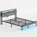 Left. Bestier - Queen Size Bed Frame Platform Bed with Storage Headboard LED Lights and Charging Station - Grey.