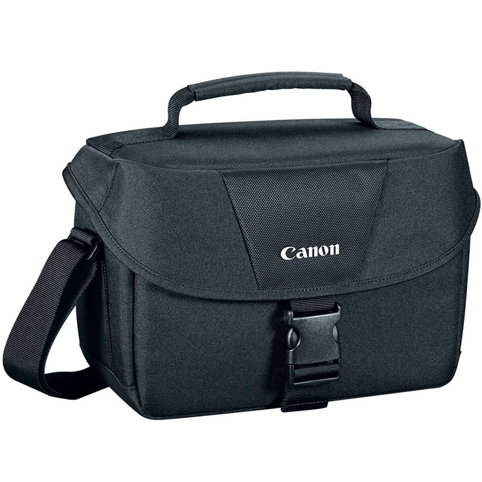 Alt View 6. Canon - EOS Rebel T7 DSLR Camera w/ 18-55mm II + 75-300mm III Dual Lens Kit Pro Accessory Bundle - Black.