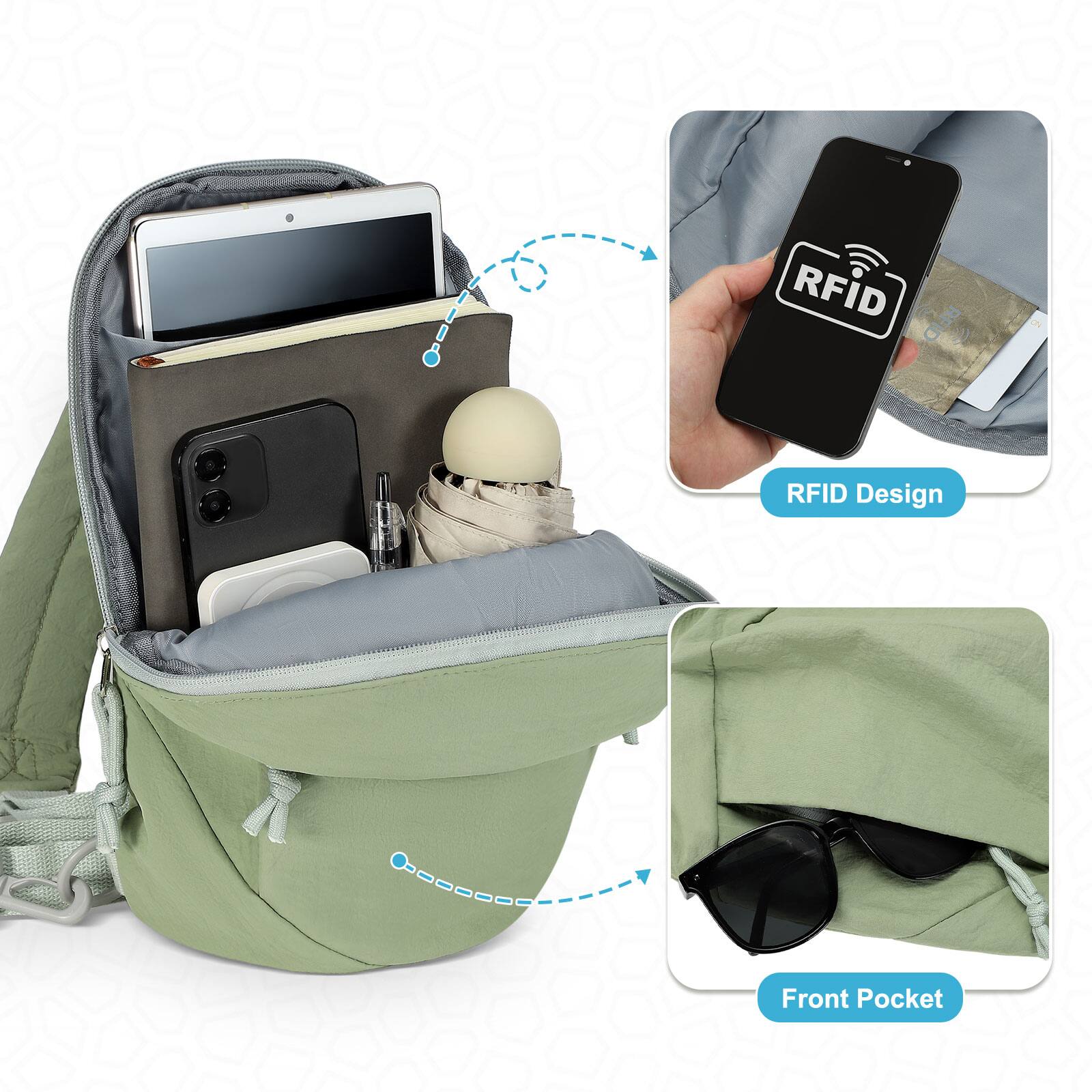 RFID Design Front Pocket