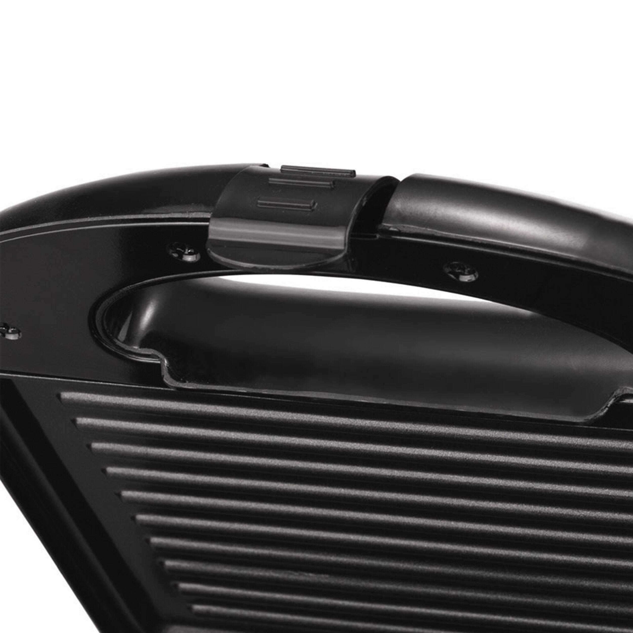 Left. Brentwood - Brentwood Non Stick Panini Press and Sandwich Maker in Black and Silver - Black.