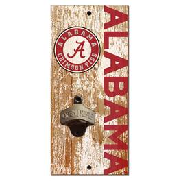 Fan Creations - Alabama Crimson Tide Distressed Bottle Opener - Multicolor