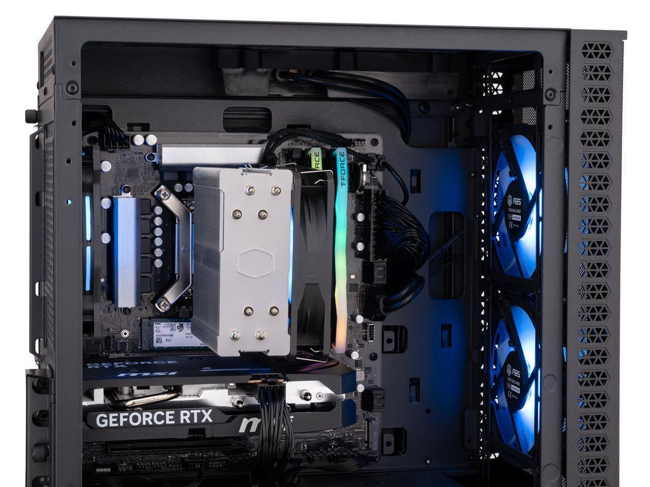 RCE TFORCE RES iI TPTE PES GEFORCE RTX m

Corrected: RCE TFORCE RES iI TPTE PES GEFORCE RTX m

The text appears to be a mix of components and brands found in the image. Here's a more organized version:

- RCE
- TFORCE
- RES
- iI TPTE
- PES
- GEFORCE RTX
- m

This likely refers to various components and brands in the computer setup, such as RAM, graphics card, and other hardware.