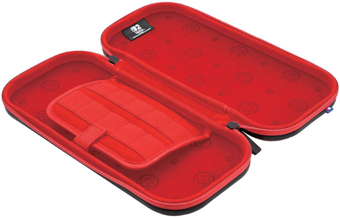 Angle. Hori - Alumi Case (Mario) for Nintendo Switch 2 - Red.