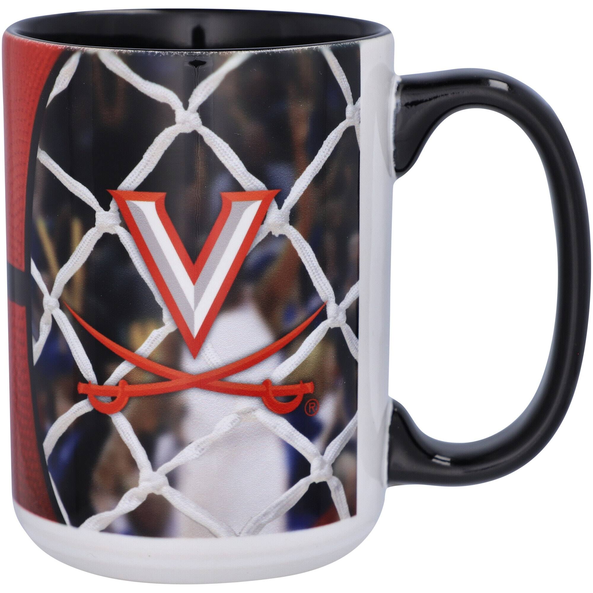 Alt View 1. Indigo Falls - Virginia Cavaliers 15oz. Basketball Mug - Multicolor.