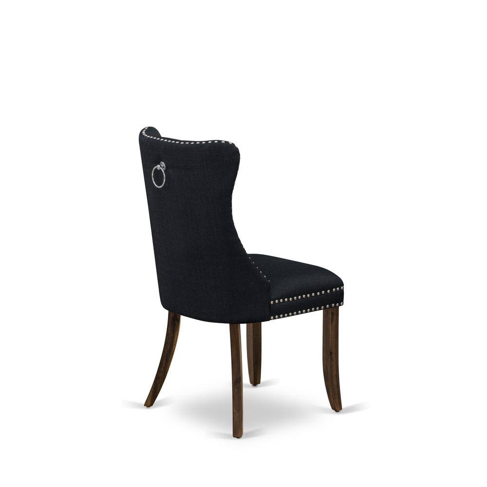 Alt View 1. East West Furniture - Parson Dining Chairs - Grey.