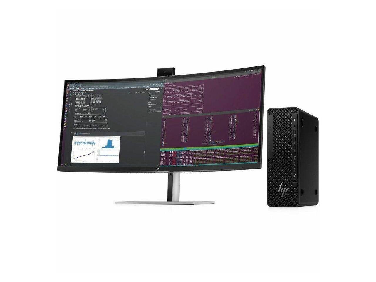 Alt View 2. HP - HP Z2 G1i - Intel Core Ultra 7 265K - 32GB - 1TB SSD - Intel W880 - Windows 11 Pro - NVIDIA RTX 2000 16GB - Black.