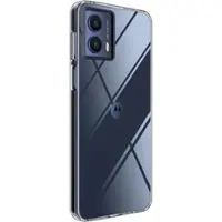 SaharaCase - Hybrid-Flex Hard Shell Series Case for Motorola G 5G (2023) - Clear - Angle_Zoom