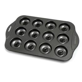 Norpro - Nonstick 12-Cavity Mini Donut Pan - Black