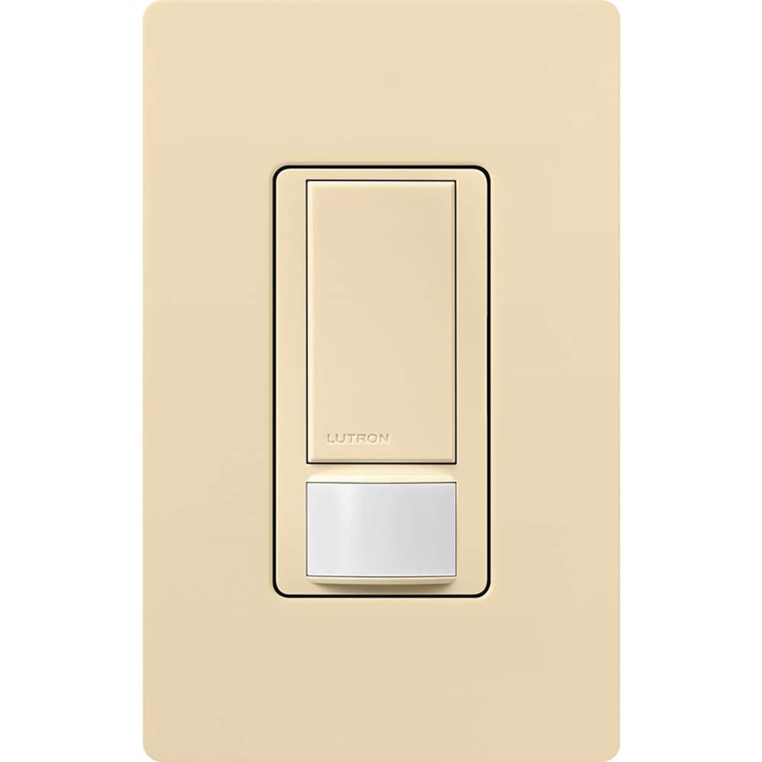 Lutron - Maestro Occupancy 2 amps Single Pole Motion Sensor Switch 1 pk - Ivory price history on PriceWatchPro
