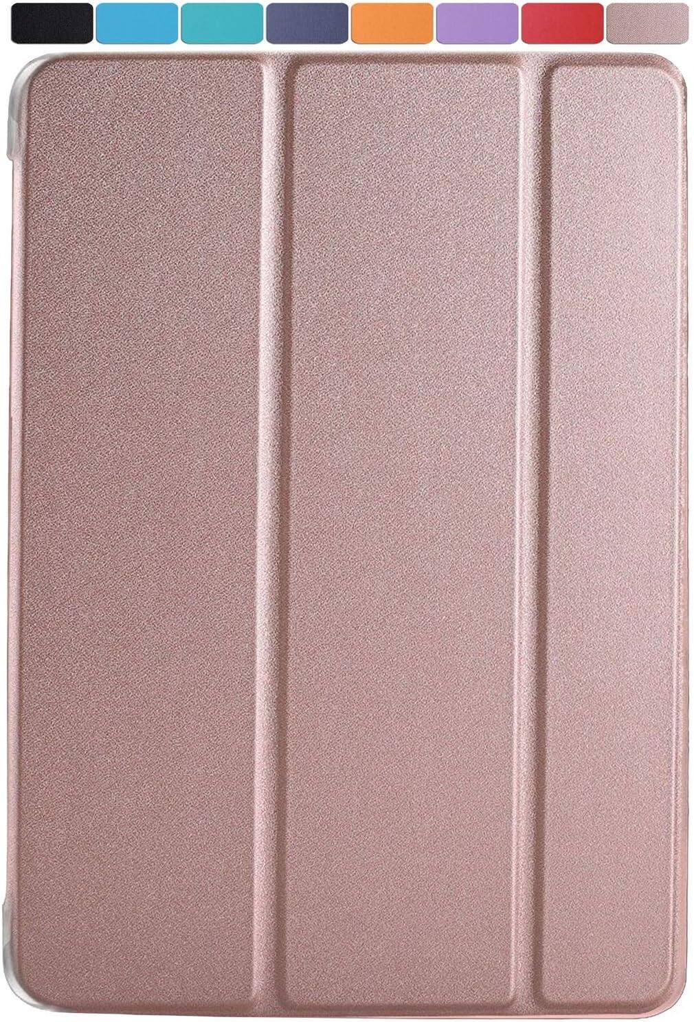 Front. DuraSafe Cases - iPad Pro 11" 1st Gen 2018 Protective TPU Case with Magnetic Viewing Stand A1980 A2013 A1934 A1979 - Rose Gold.