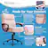 Alt View 11. Click365 - Transform 2.0 Extra Comfort Ergonomic Mid-Back Desk Chair - Light Pink.