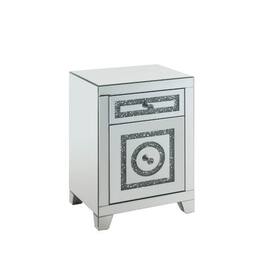 Manhattan Lane - Accent Table with 2 Storage Drawers and Safety Top Feature - White
