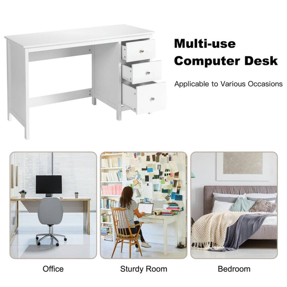 Multi-use Computer Desk  
Applicable to Various Occasions  

Office  
Sturdy Room  
Bedroom