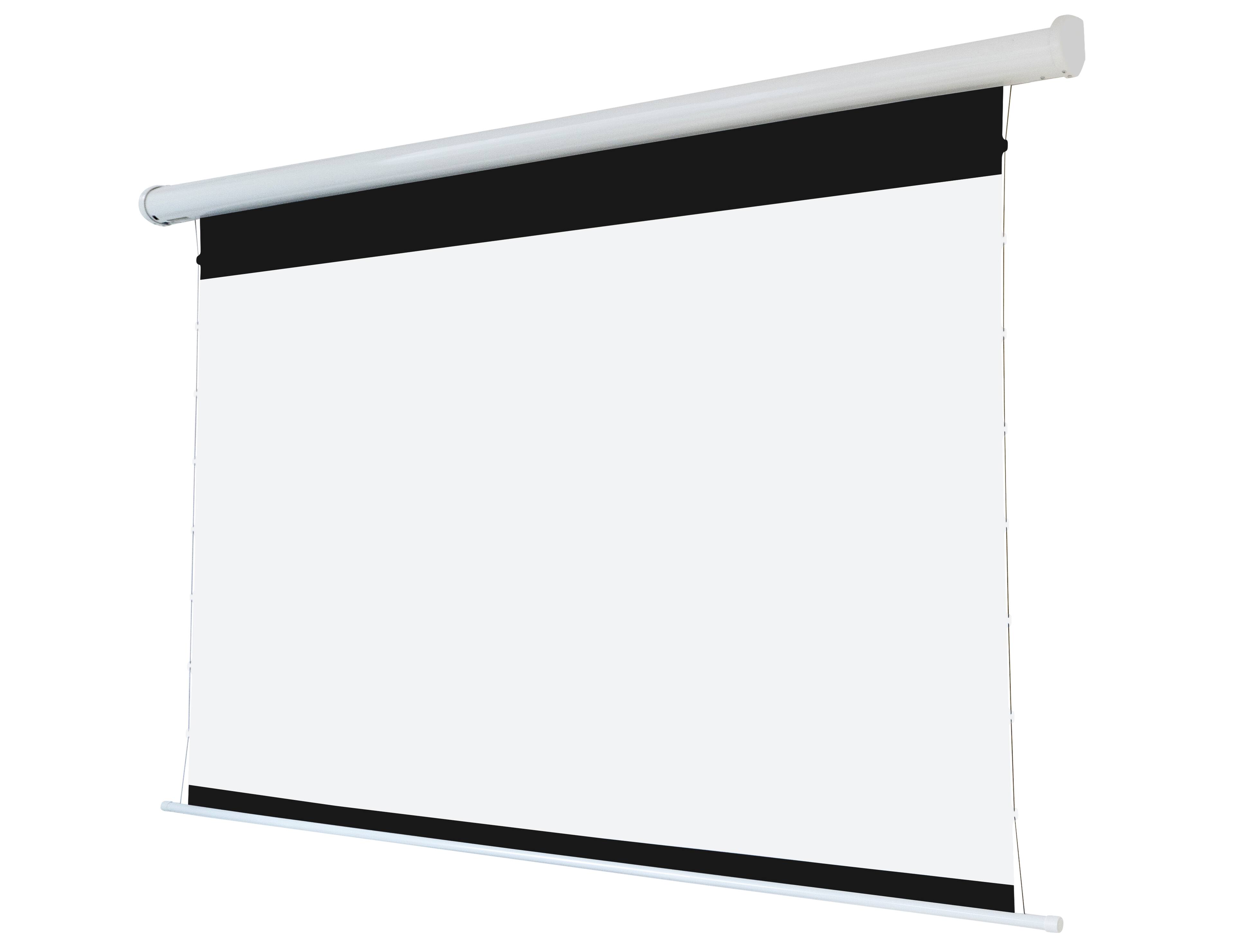 Angle. Elite Screens - Elite Screens VMAX Tab-Tension 3 Series 135" Motorized Wall/ Ceiling Projector Screen - White.
