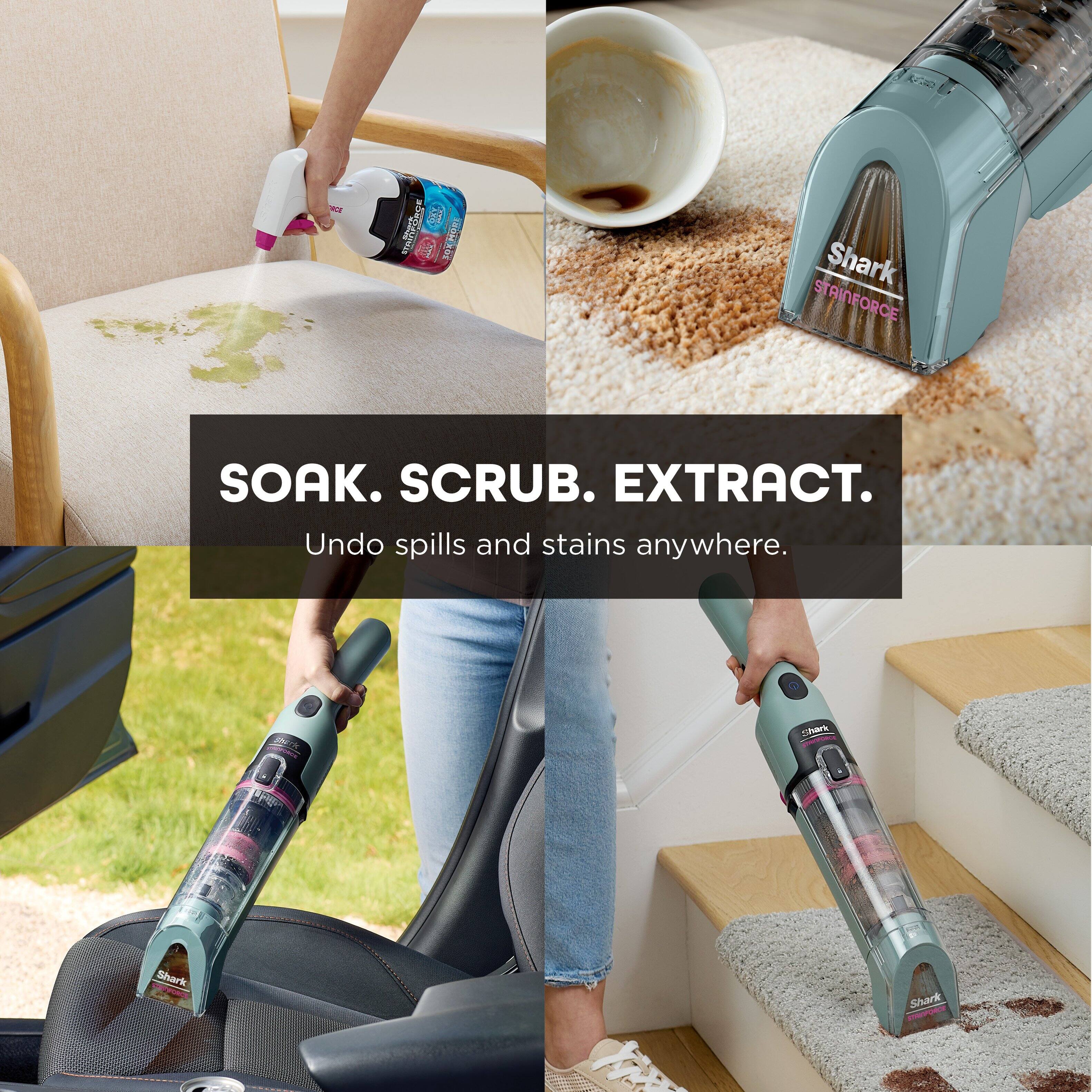 SOAK. SCRUB. EXTRACT.  
Undo spills and stains anywhere.