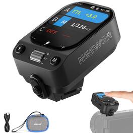 Neewer - QZ-S TTL Flash Trigger for Sony, HSS, OLED Touchscreen, 1000mAh, QZ-S