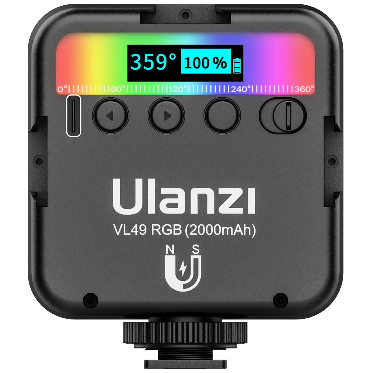 Ulanzi VL 49 Rechargeable Mini RGB Light, 800 Lumens 2287 - Best Buy
