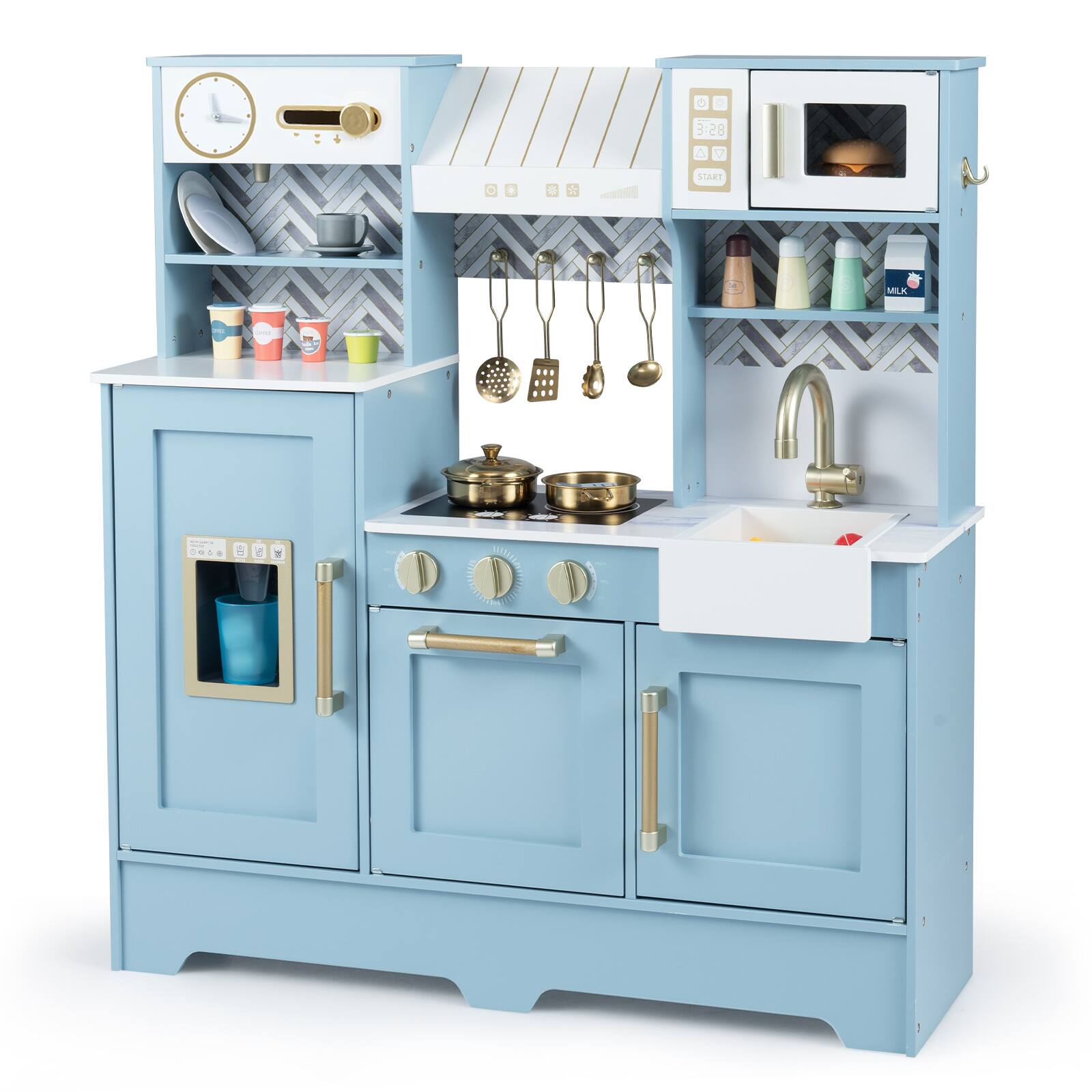 Sure, here is the corrected and grouped text from the image:

- 3:28
- START
- MILK