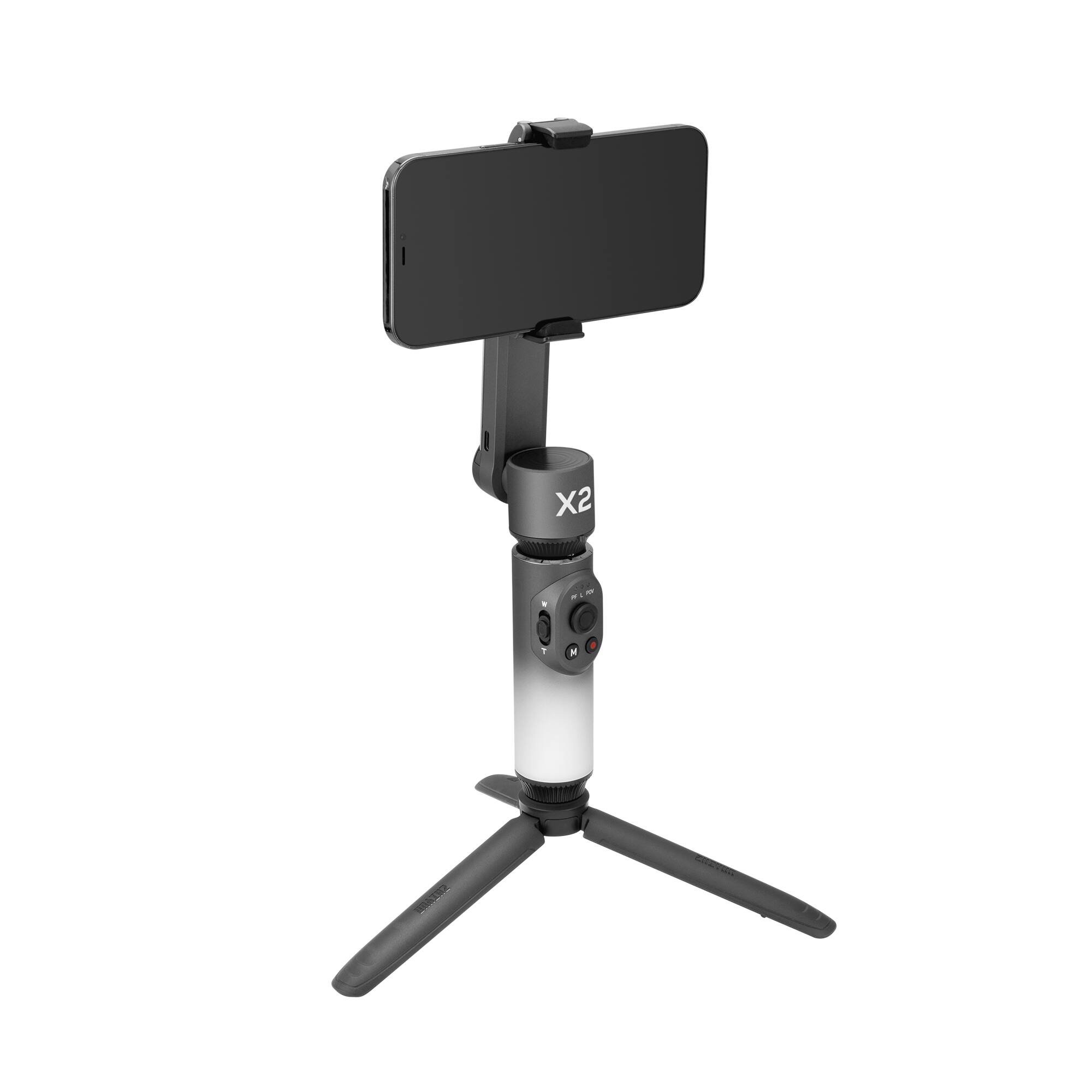 Alt View 15. Zhiyun - SMOOTH X2 2-Axis Smartphone Gimbal w/Extendable Sections.