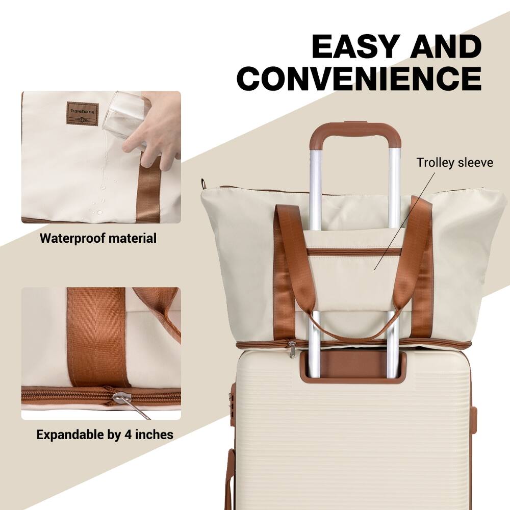 EASY AND CONVENIENCE

Travelhouse

- Trolley sleeve
- Waterproof material
- Expandable by 4 inches