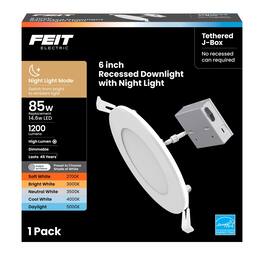 FEIT ELECTRIC - Feit LED Retrofits White 7 in. W Aluminum LED Canless Recessed Downlight 14.6 W