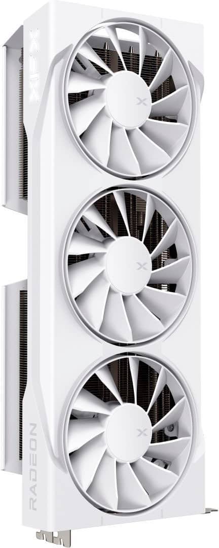 Angle. XFX - Swift AMD Radeon RX 9070XT 16GB GDDR6 PCI Express 5.0 Gaming Graphics Card - White.