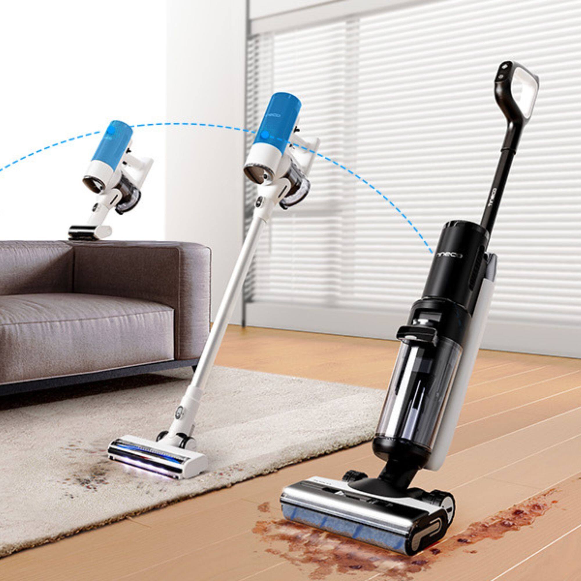 Alt View 1. Tineco - Floor Washer Switch Pet Cordless Mop & Vacuum Cleaner - 7 Series - Black.