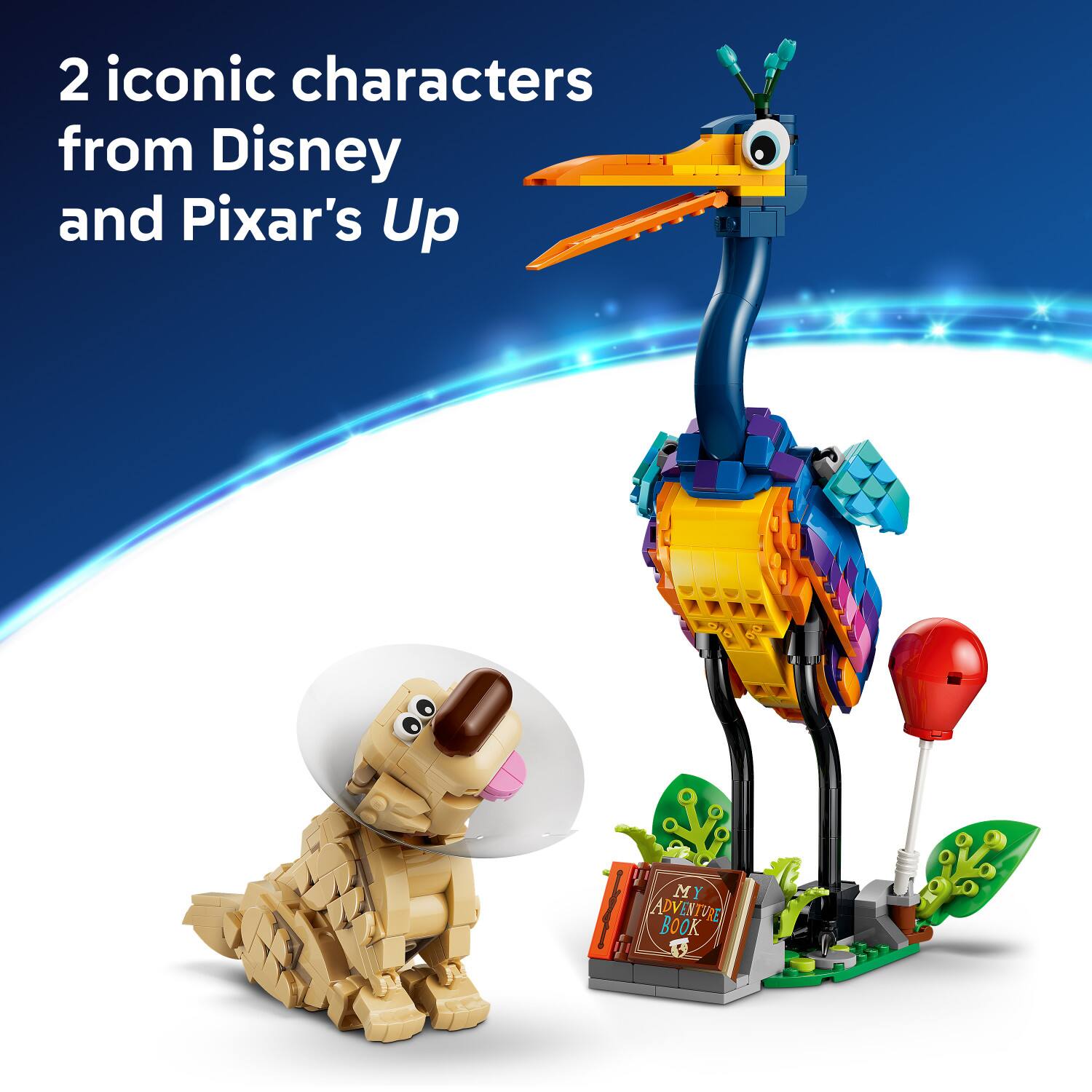 2 iconic characters from Disney and Pixar's Up