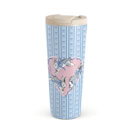 Burga - Follow Me - Travel Mug Flap Lid 700 ml - Blue