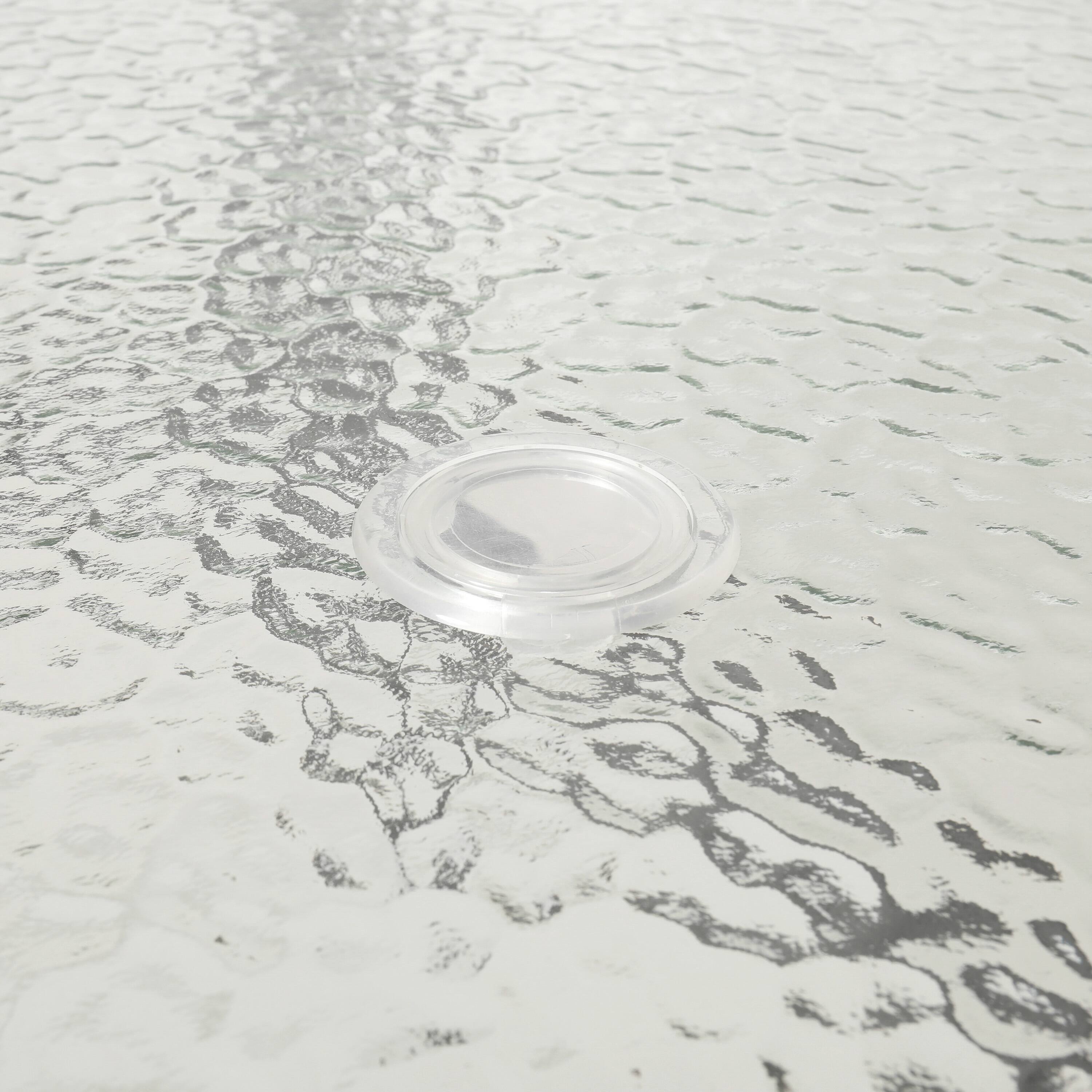 Alt View 8. Emma + Oliver - Bartlett 7 Piece Outdoor Dining Set with Tempered Glass Top Patio Table and 6 Flex Comfort Textilene Stacking Chairs - Gray.