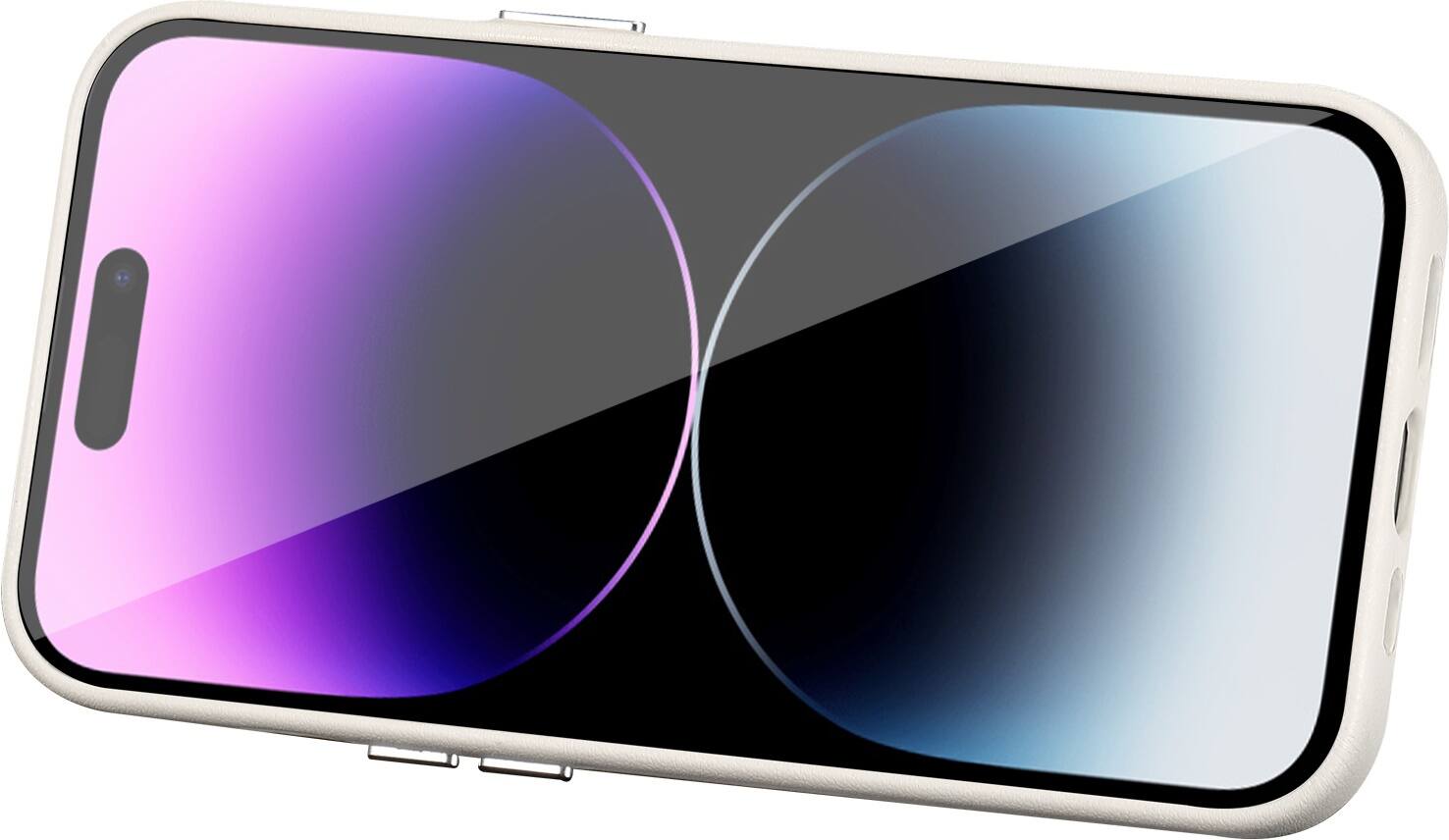 Alt View 13. SaharaCase - Indy Series Hand Strap Case for Apple iPhone 13 Pro - Cloud White.