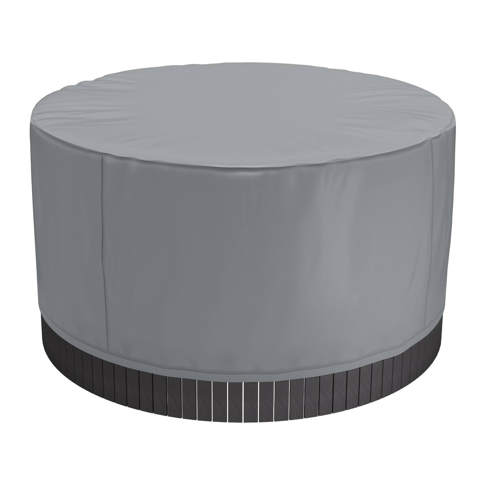 Alt View 5. VEVOR - Outdoor Hot Tub Cover, 79 x 79 x 33 Inch Weatherproof and Waterproof Hot Tub Cover Protector - Gray.