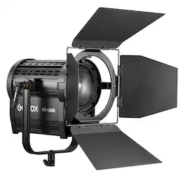Godox - F7-120 120W Bi-Color Fresnel Light, Stand Mount