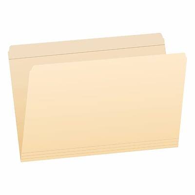 Front. Pendaflex - Pendaflex Heavy Duty File Folder, Straight Cut, Legal Size, Manila, 100/Box (1007057) - Manila.