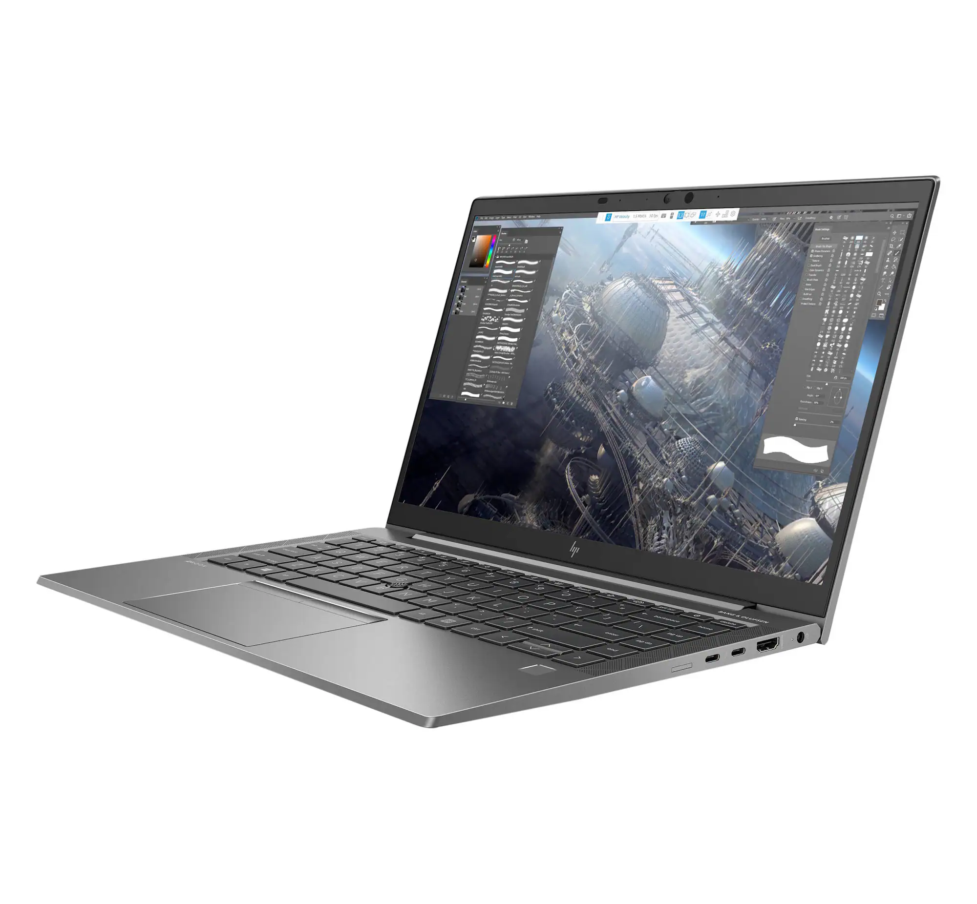 Alt View 1. HP - HP ZBook Firefly 14 G8 Core i5-1135G7 2.4GHz, 32GB, 512GB NVMe, 14 FHD, Windows 11 Pro - Gray.